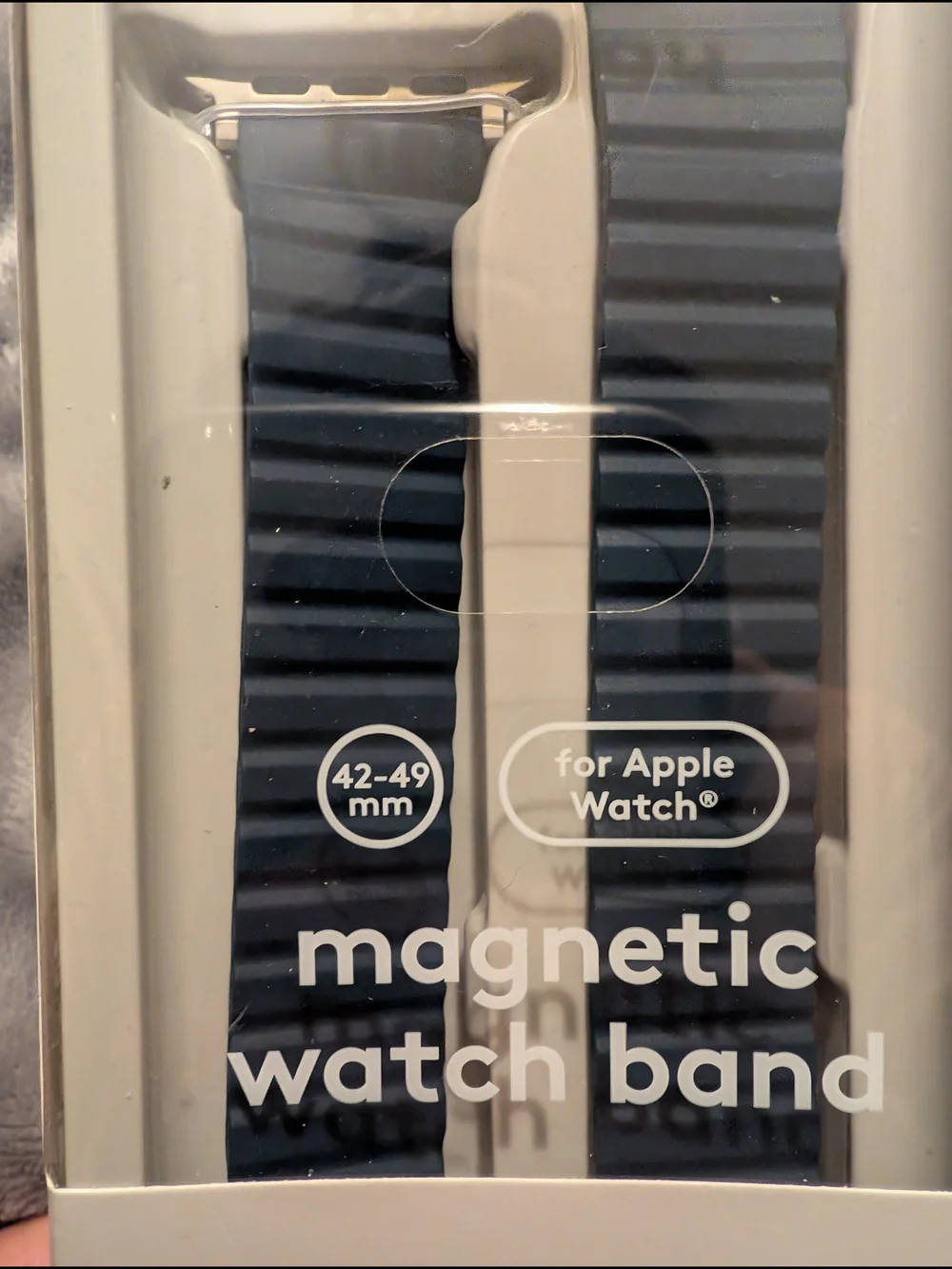 Apple Magnetic Watch Band in Navy Blue